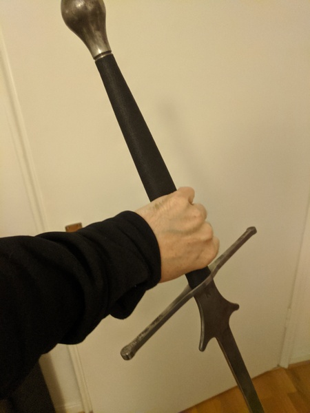 A longsword trainer, Federschwert